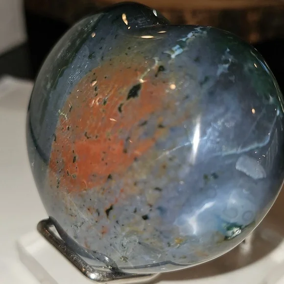 Jasper Heart Super Unique Colors!